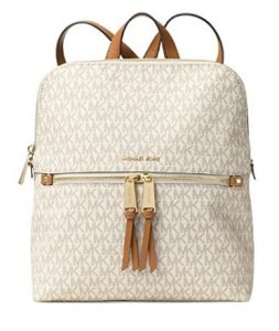 mochila michael kors blanca