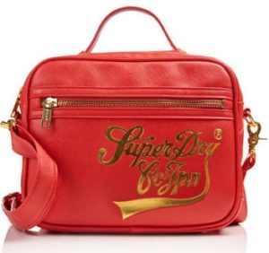 bolso superdry monaco rojo outlet