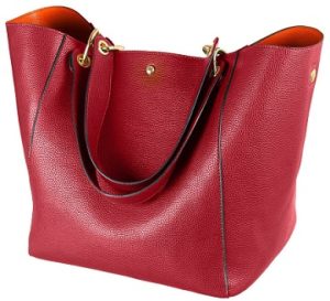 bolso de cuero rojo outlet online