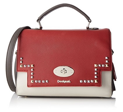 bolso desigual tricolor roma barato