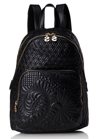 mochila desigual negra barata online