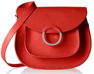 bolso bandolera pollini rojo barato online