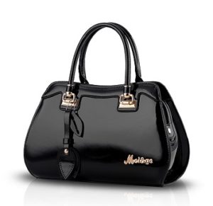 bolso de cuero tisdaini negro barato 