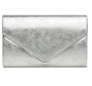 bolso de mano color plata barato 