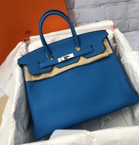 bolso hermes birkin azul comprar online 