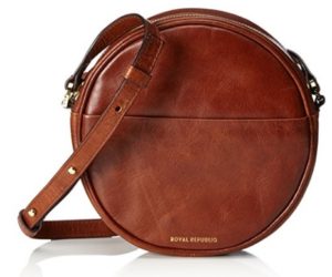 bolso marron redondo barato online 