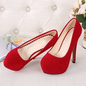 zapatos rojos con plataforma comprar online 