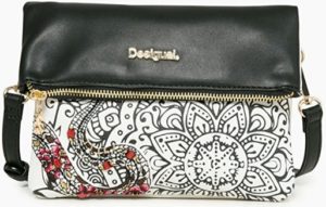 bolso desigual blanco y negro comprar online 