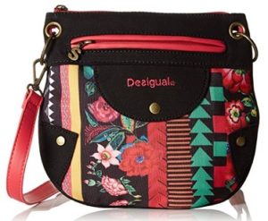 bolso desigual negro y rojo comprar online 