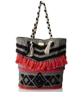 bolso gioseppo rojo y negro barato 