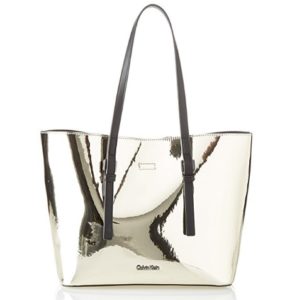 bolso mujer calvin klein dorado comprar online 