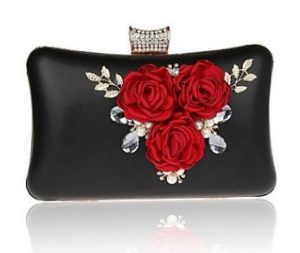 clutch rojo y negro comprar online 