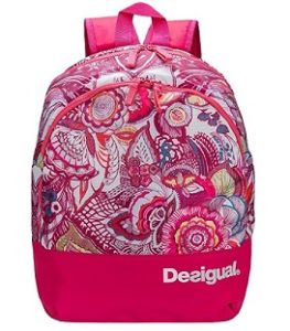 mochila desigual rosa comprar online 