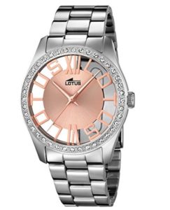 reloj de pulsera lotus mujer plateado barato 