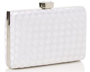 bolso blanco de fiesta quiz outlet 