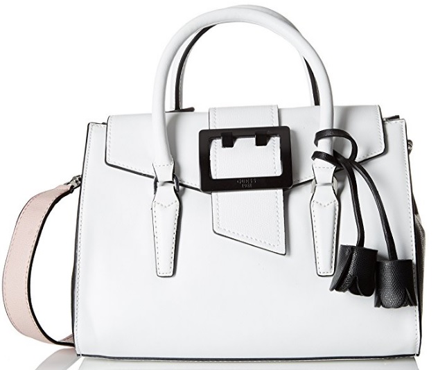 bolso de mano guess blanco comprar online