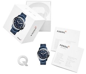 smartwatch fossil mujer azul comprar online 