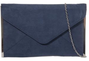 bolso de mano azul marino barato online 