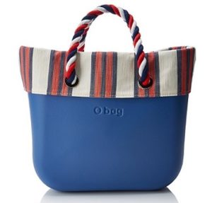 bolso de mano obag azul comprar online 