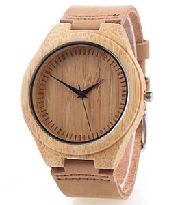 reloj de madera de bambu comprar online 