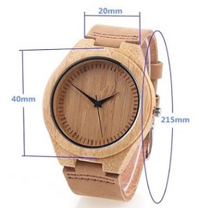 reloj madera de bambu mujer comprar barato 