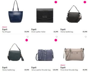 bolsos esprit baratos comprar online 