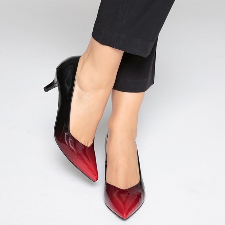 zapatos de tacon rojos de charol mademoiselle comprar online