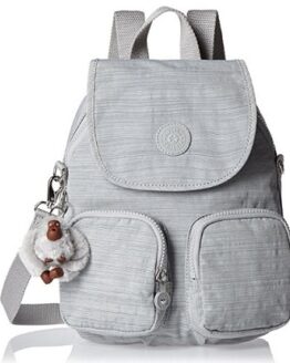 mochila kipling gris comprar barata