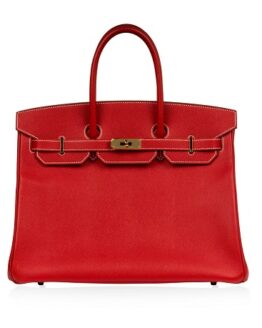 bolso hermes birkin rojo precio barato