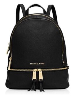 comprar mochila michael kors cuero negro precio mas barato online