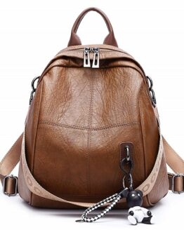 comprar mochila mujer cuero marron deerword precio barato online