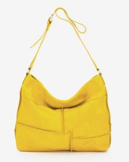 bolso bandolera abbacino de peil amarillo barato online