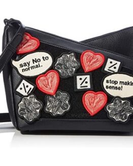 bolso desigual negro corazon precio barato online