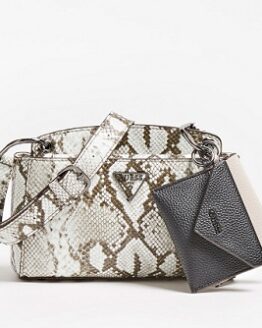mini bandolera guess estampado piton precio barato online