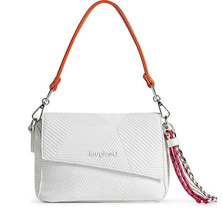 ▷ Bolso Desigual Blanco ▷ Barato Baratos Online